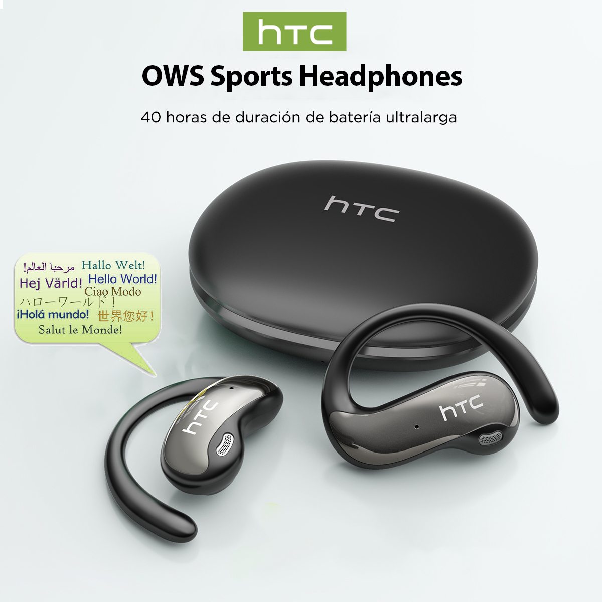 Telephone Headset Office - HTC NE19 Bluetooth Earphones AI OWS