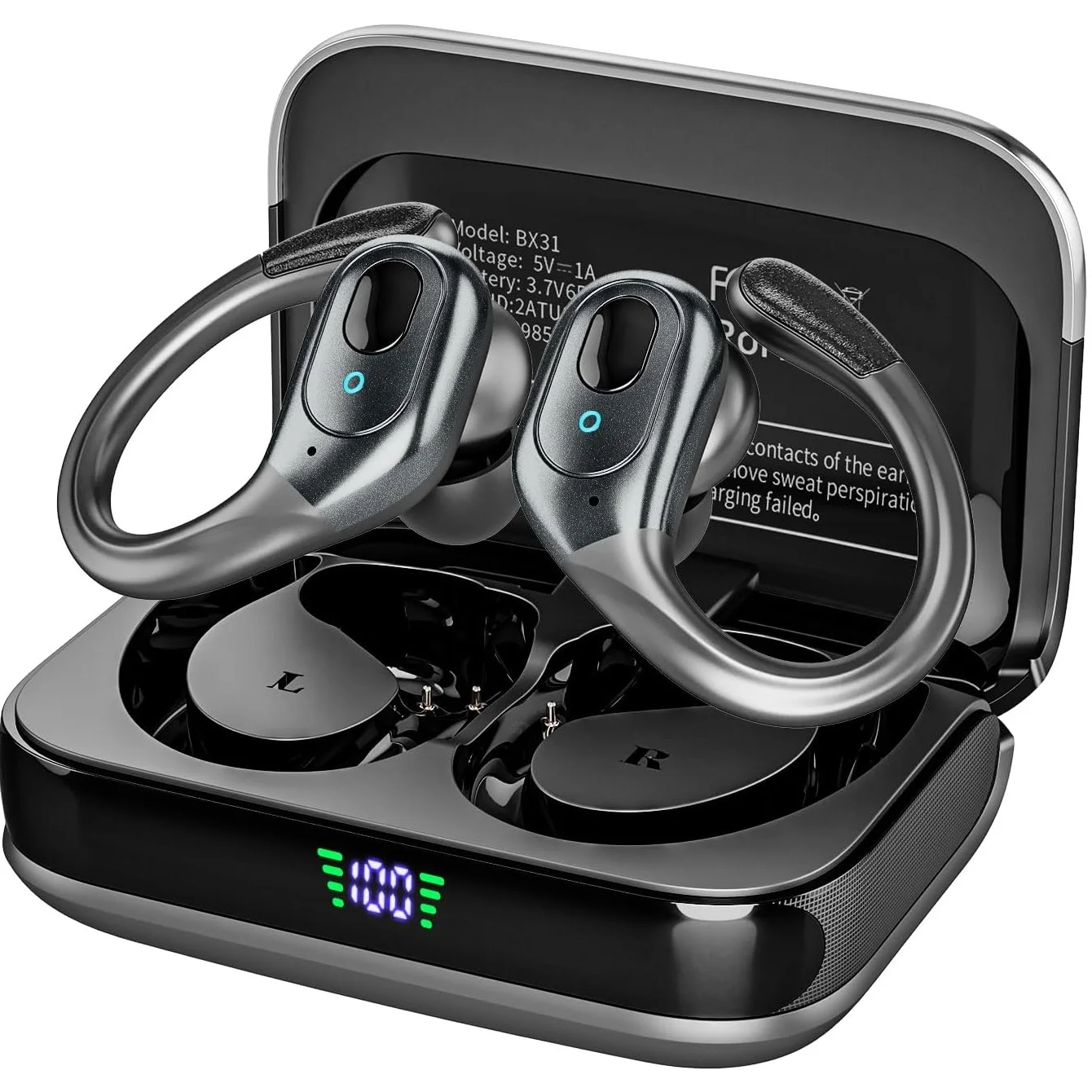Telephone Headset Office - TWS Sports Earbuds Bluetooth 6.0 HIFI