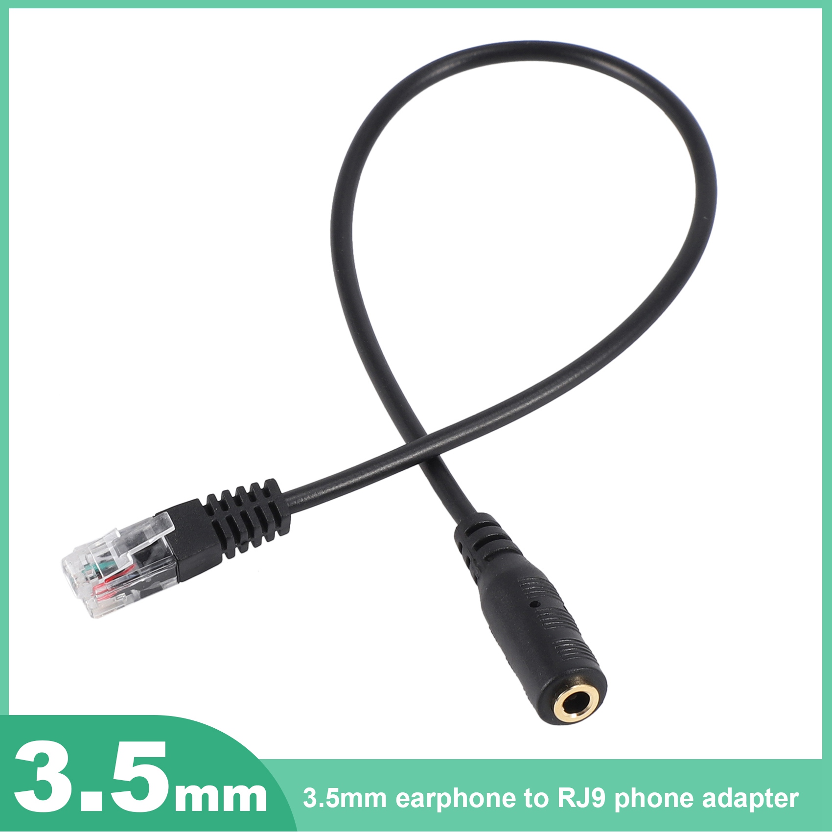 Dec.-3.5mm Plug Jack to RJ9 fo - Telephone Headset Office review and price