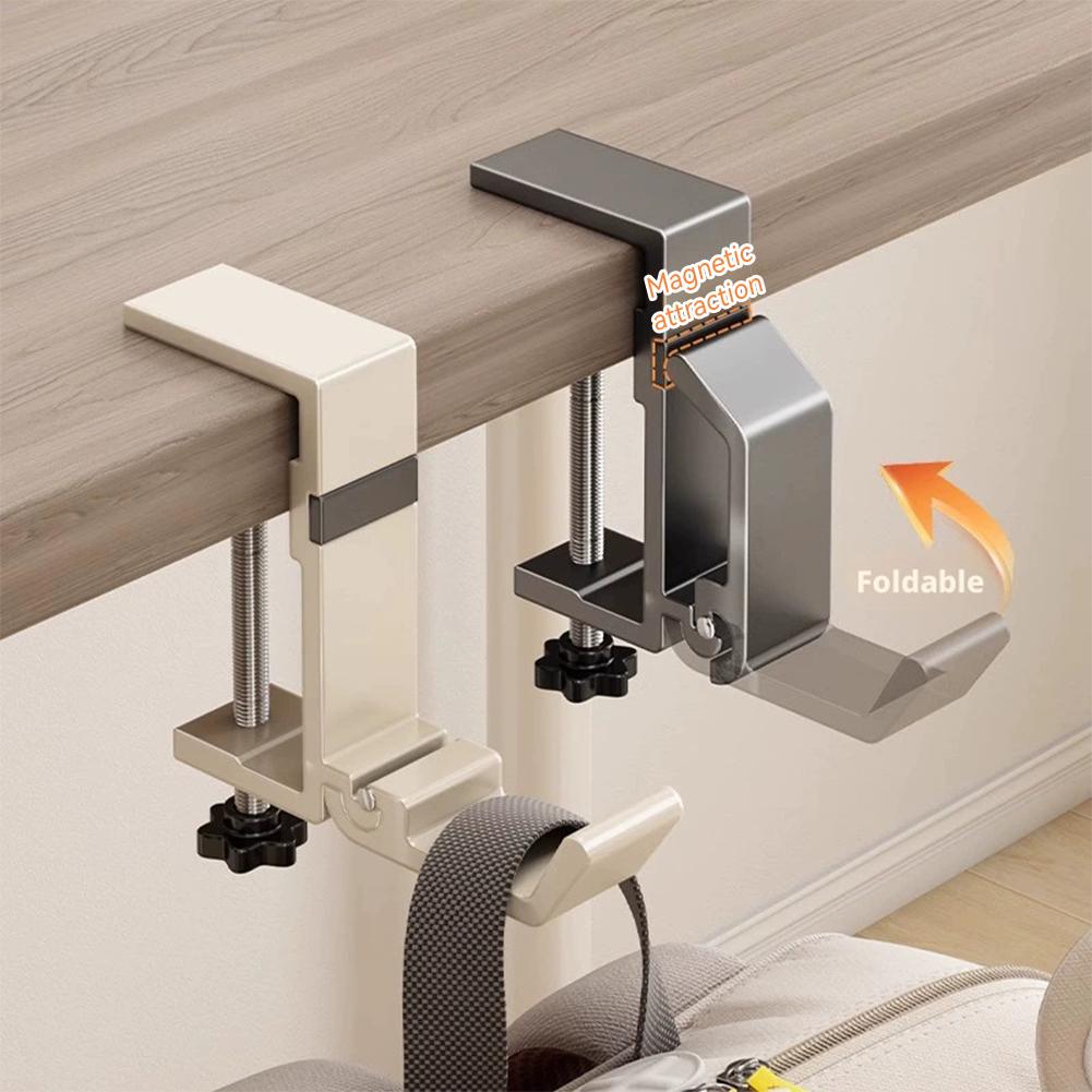 No Drill Foldable Desk Hook  C - Telephone Headset Office review and price