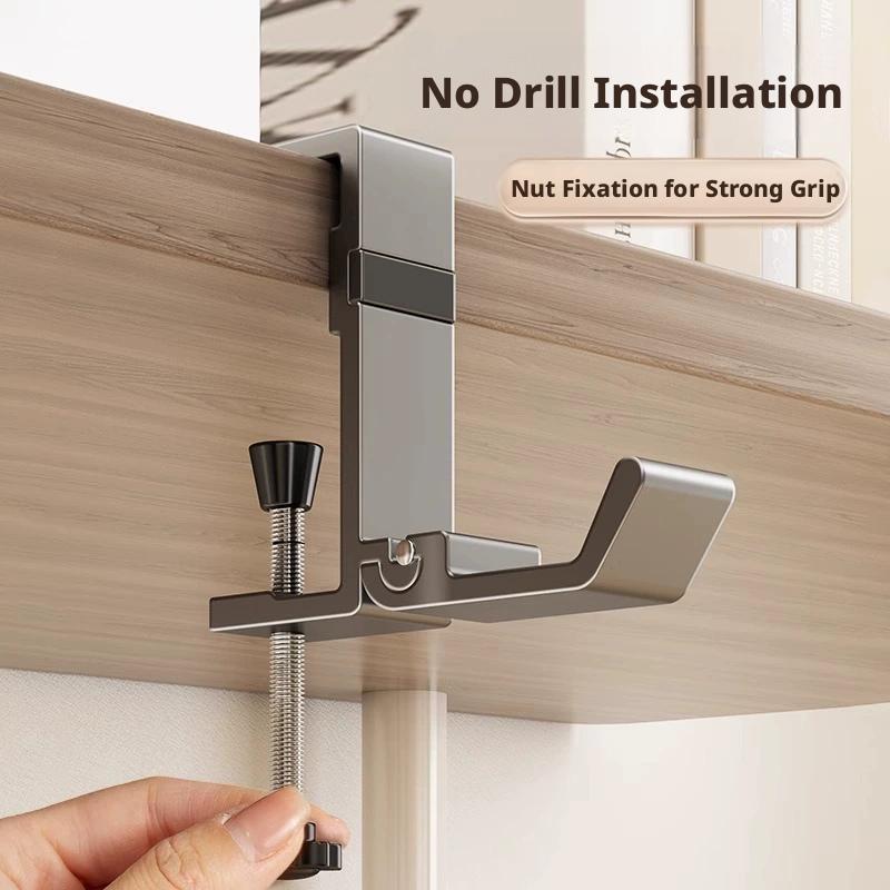 No Drill Foldable Desk Hook  C - Telephone Headset Office review and price